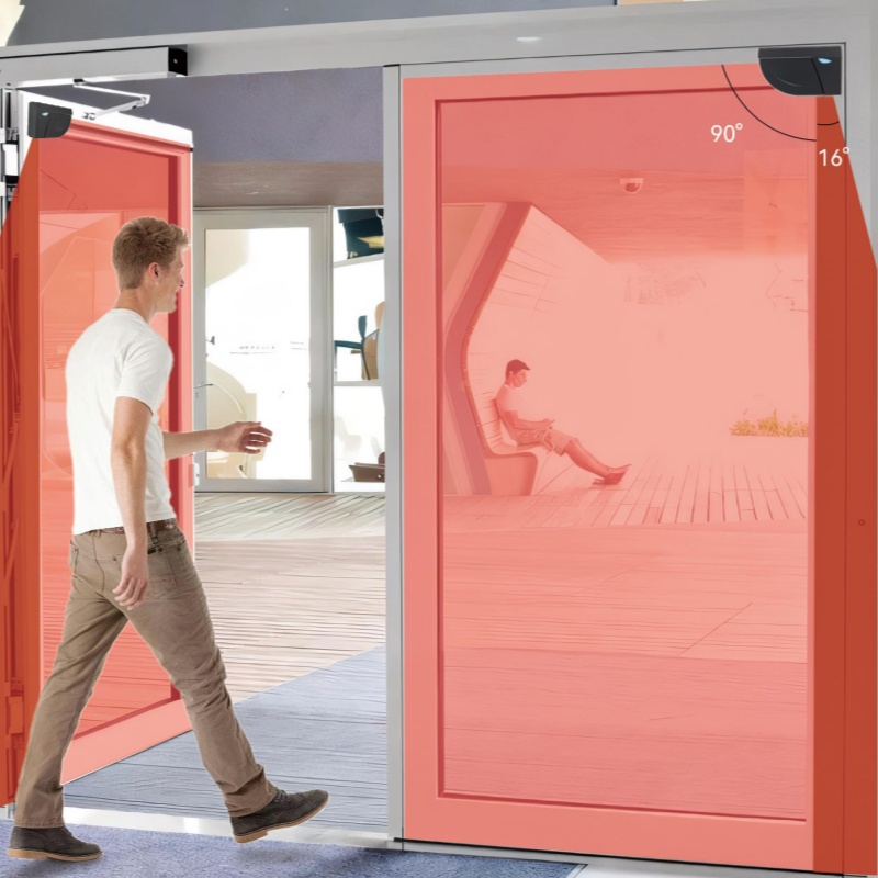 Safescan Laser Safety Sensor — Safe & Smart Protection for Automatic Swing Doors